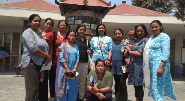 Group of woman standing together